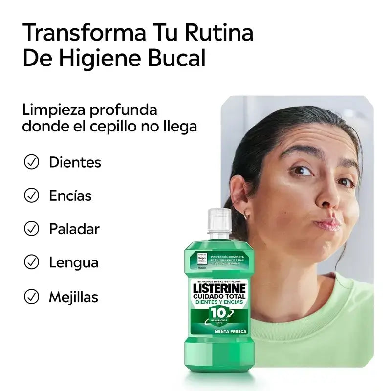 Listerine Duplo – suuvesi hampaille ja ikenille, 2 x 500 ml