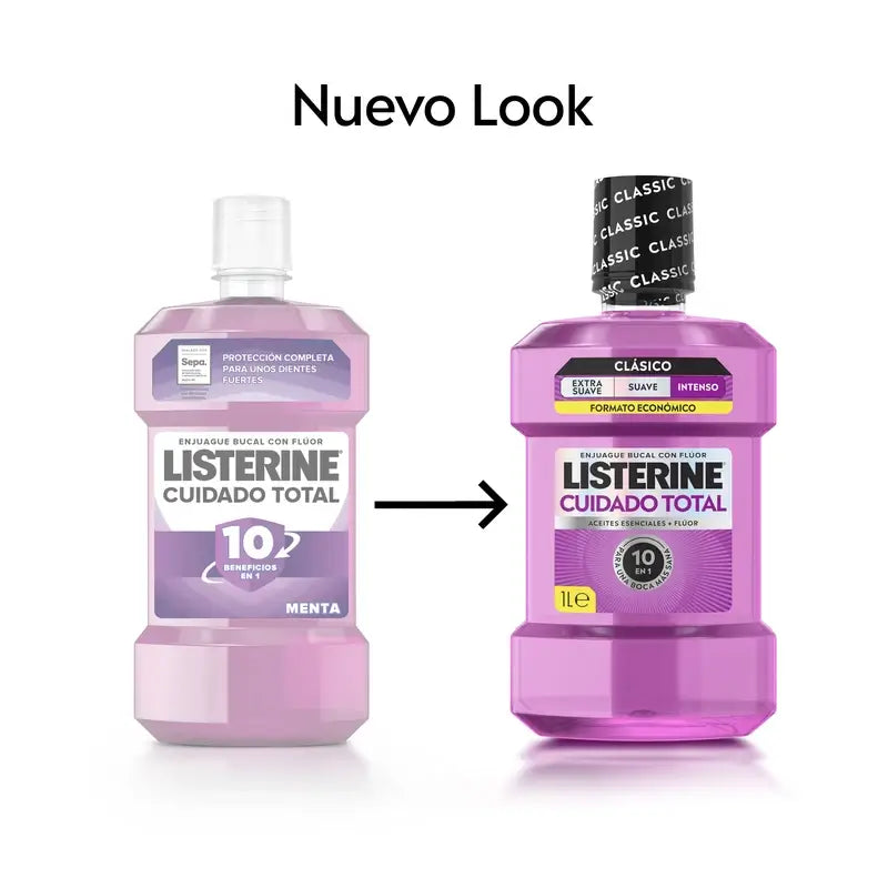 Listerine Total Care -suuvesi, mintunmakuinen, 1 l