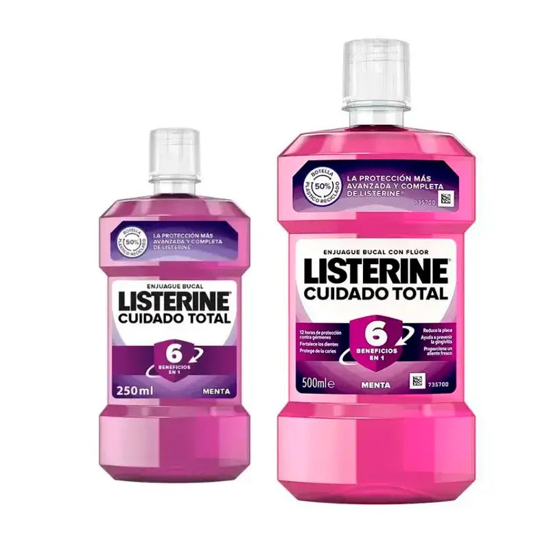Listerine Total Care -suuvesi, 500 ml + 250 ml -pakkaus