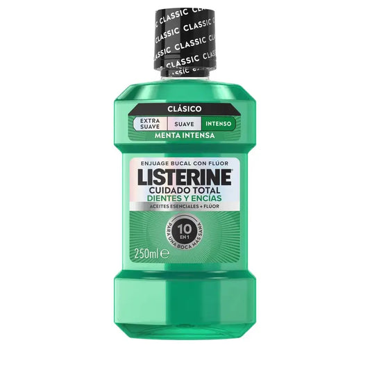 Listerine-suuvesi hampaiden ja ikenien suojaksi, raikas minttu, 250 ml