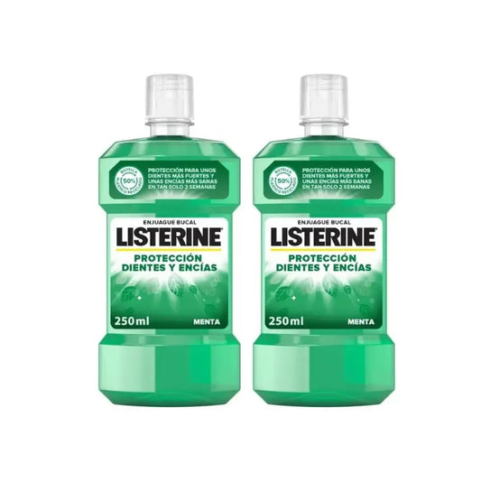 Listerine-suuvesi hampaille ja ikenille, 2 x 250 ml:n pakkaus