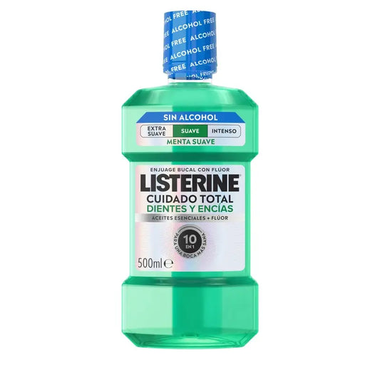 Listerine alkoholiton suuvesi hampaiden ja ikenien suojaksi, mieto maku, 500 ml