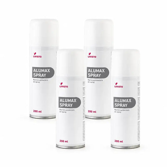 Livisto Alumax -suihke, 4 x 200 ml:n pakkaus