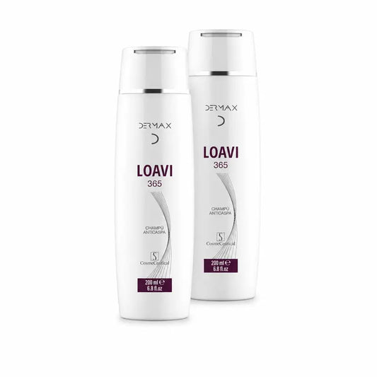 Loavi 365 hiustenlähtöä ehkäisevä shampoopakkaus, 2 x 200 ml