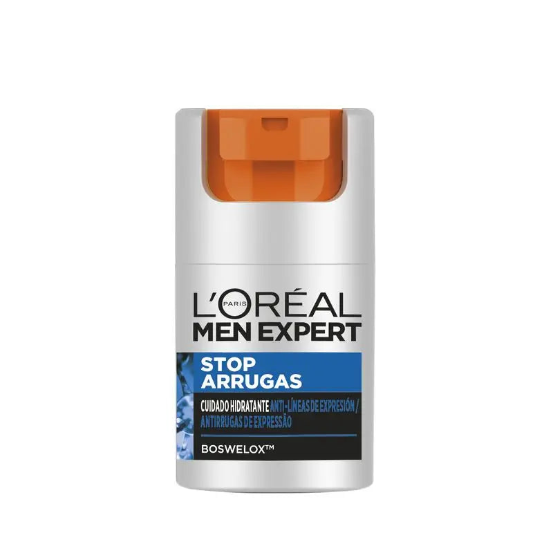 L'Oréal Paris Men Expert Stop-Arrugas - kosteuttava hoito miesten ilmejuonteita vastaan, 50 ml