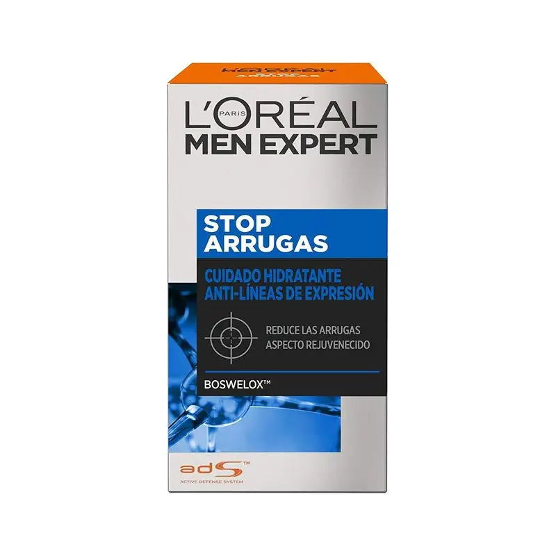 L'Oréal Paris Men Expert Stop-Arrugas - kosteuttava hoito miesten ilmejuonteita vastaan, 50 ml