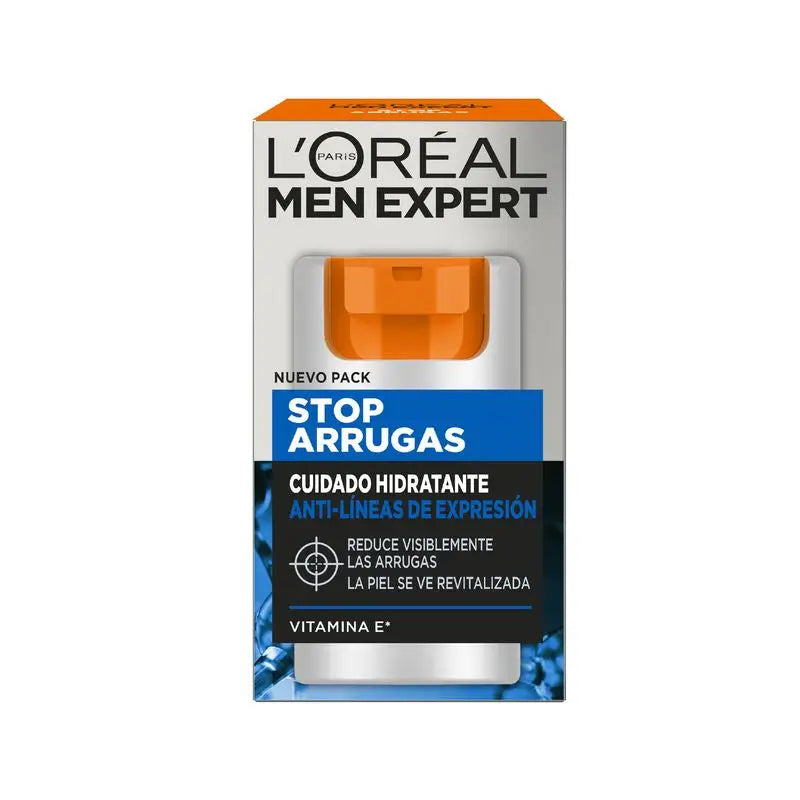L'Oréal Paris Men Expert Stop-Arrugas - kosteuttava hoito miesten ilmejuonteita vastaan, 50 ml