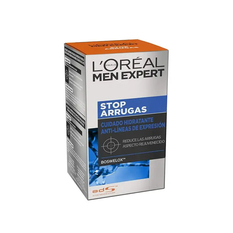 L'Oréal Paris Men Expert Stop-Arrugas - kosteuttava hoito miesten ilmejuonteita vastaan, 50 ml