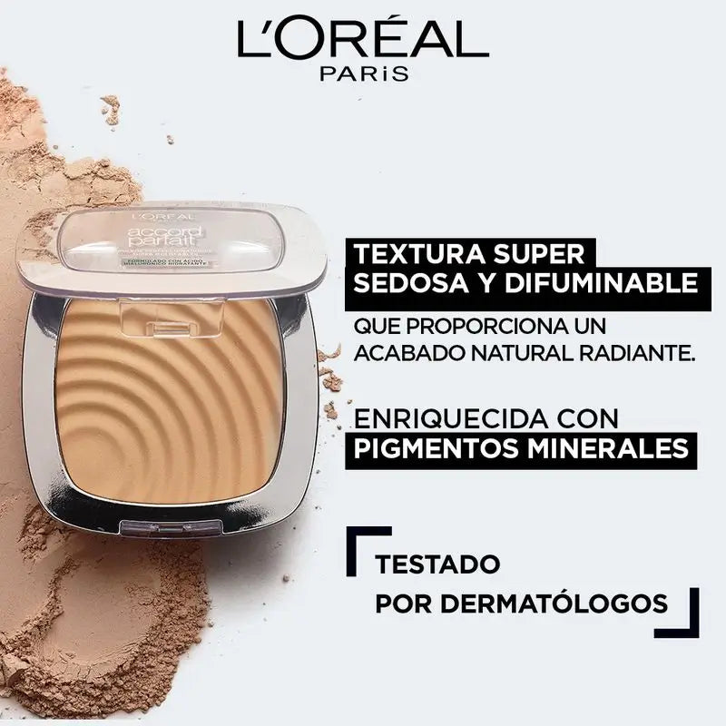 L'Oréal Paris Accord Parfait kosteuttava puuterimeikkivoide 5.D
