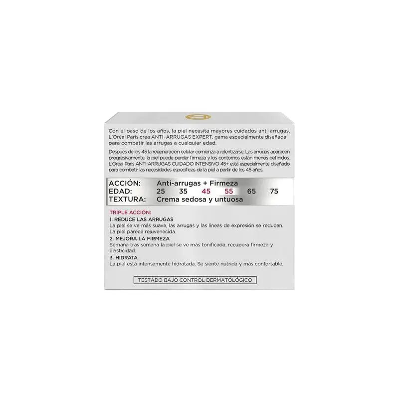 L'Oréal Paris Anti-Wrinkle Expert kosteuttava päivävoide +45-vuotiaille – 50 ml