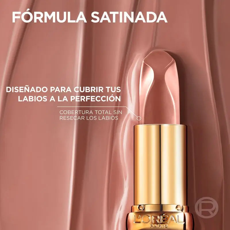 L'Oréal Paris Color Riche Nudes Of Worth -huulipuna, satiinipinta, sävy 570 Worth It Intense