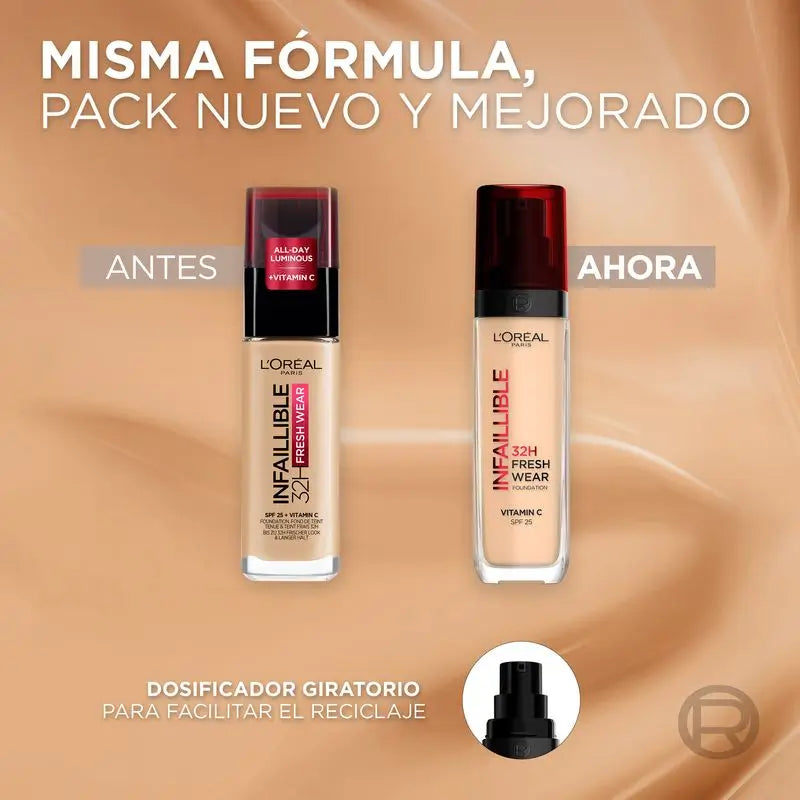 L'Oréal Paris Infaillible 32H Freshwear -meikkivoide 30 ml, sävy 100