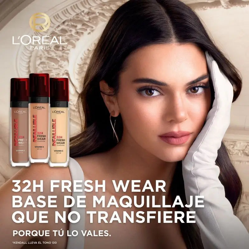 L'Oréal Paris Infaillible 32H Freshwear -meikkivoide 30 ml, sävy 100