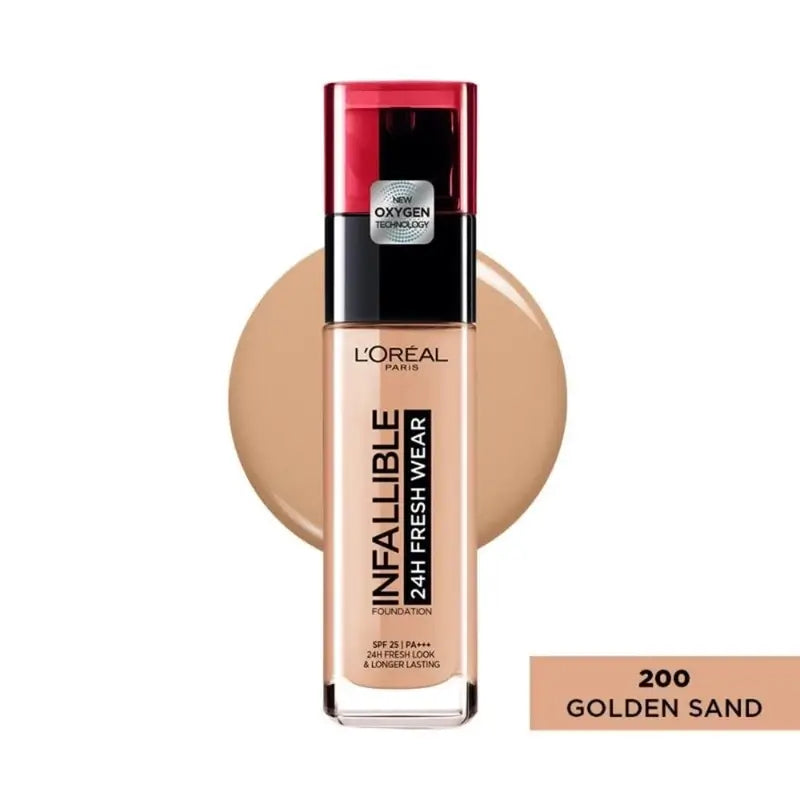 L'Oréal Paris Infaillible 32H Freshwear -meikkivoide 30 ml, sävy 200