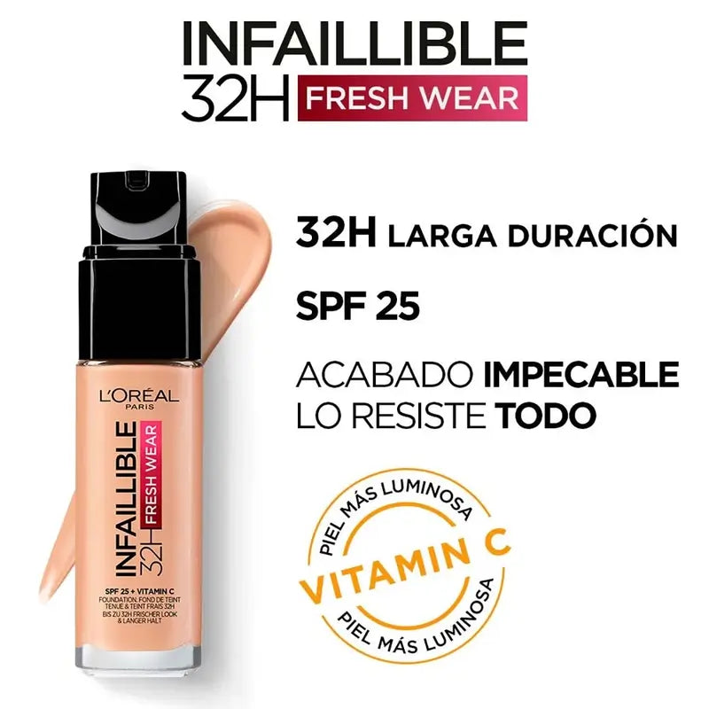 L'Oréal Paris Infaillible 32H Freshwear -meikkivoide 30 ml, sävy 220