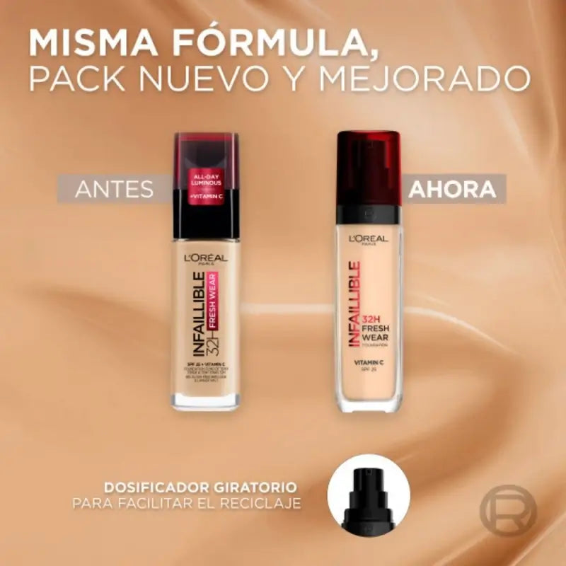 L'Oréal Paris Infaillible 32H Freshwear -meikkivoide 30 ml, sävy 315