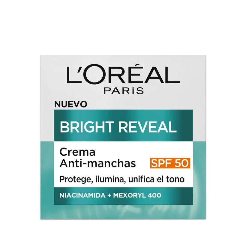 L'Oréal Paris Bright Reveal -voide pigmenttimuutosten hoitoon, SPF 50