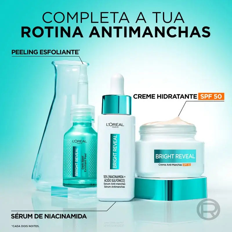 L'Oréal Paris Bright Reveal -voide pigmenttimuutosten hoitoon, SPF 50