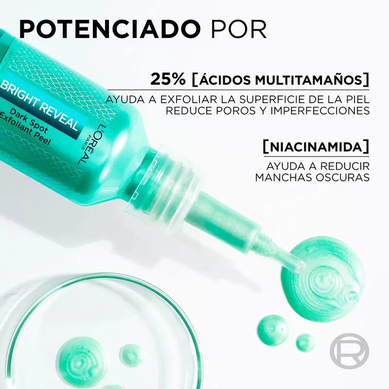 L'Oréal Paris Bright Reveal -kuorintavoide pigmenttimuutosten hoitoon