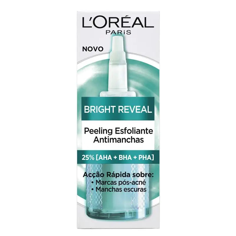 L'Oréal Paris Bright Reveal -kuorintavoide pigmenttimuutosten hoitoon