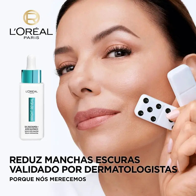 L'Oréal Paris Bright Reveal -seerumi, niacinamidi, pigmenttimuutoksia ehkäisevä