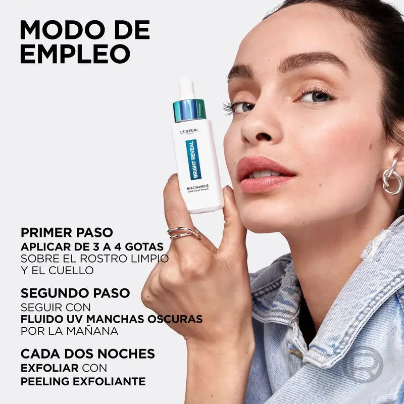 L'Oréal Paris Bright Reveal -seerumi, niacinamidi, pigmenttimuutoksia ehkäisevä