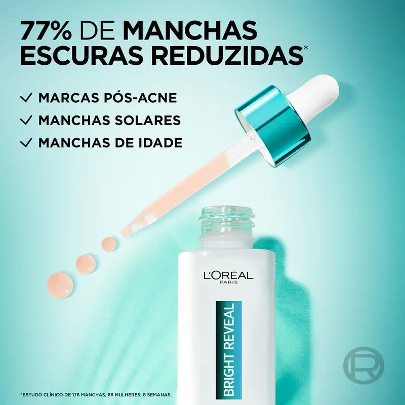 L'Oréal Paris Bright Reveal -seerumi, niacinamidi, pigmenttimuutoksia ehkäisevä