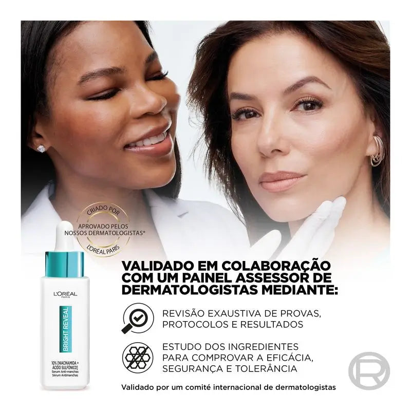 L'Oréal Paris Bright Reveal -seerumi, niacinamidi, pigmenttimuutoksia ehkäisevä
