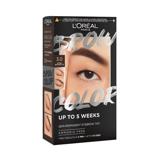 L'Oréal Paris Brow Color puolipysyvä kulmakarvojen väriaine 3.0 Dark Brunette