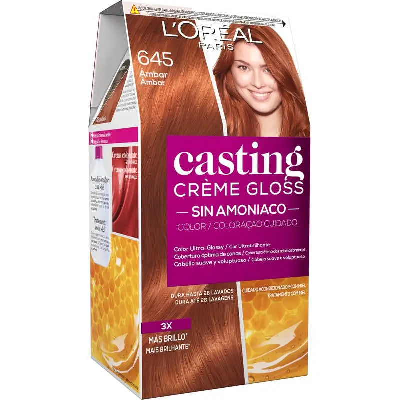 L'Oréal Paris Casting Creme Gloss Baño De Color 645 Amber