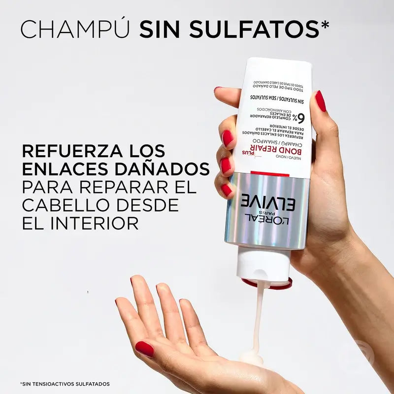 L'Oréal Paris Elvive Bond Repair Plus vahvistava shampoo, 200 ml