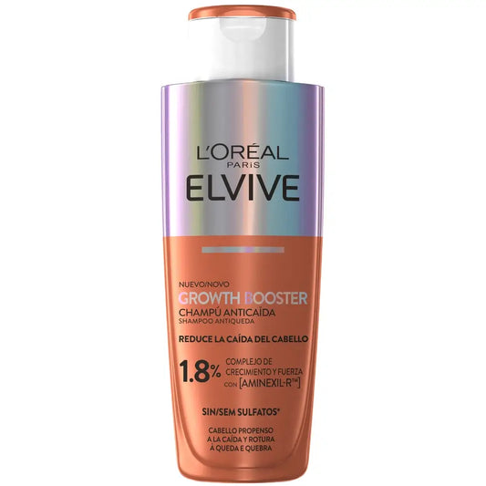 L'Oreal Paris Elvive hiustenlähtöä ehkäisevä Growth Booster -shampoo, 200 ml