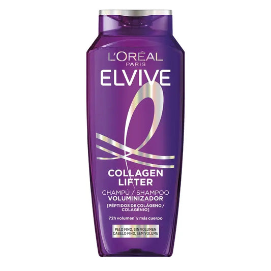 L'Oréal Paris Elvive, volyymia lisäävä shampo, jossa on kollageenipeptidejä, 400 ml