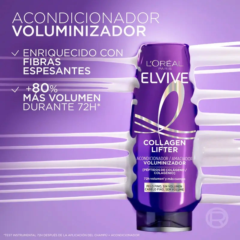 L'Oréal Paris Elvive Collagen Lifter  Volyymia antava hoitoaine, 300 ml