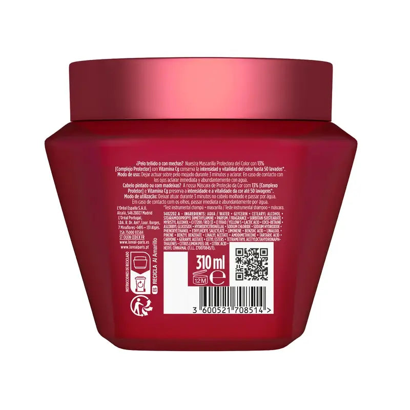 L'Oréal Paris Elvive Color Vive Color Lock -naamio, 310 ml
