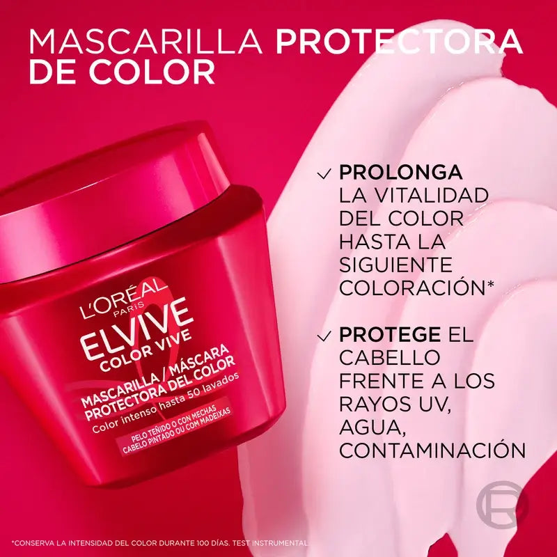 L'Oréal Paris Elvive Color Vive Color Lock -naamio, 310 ml