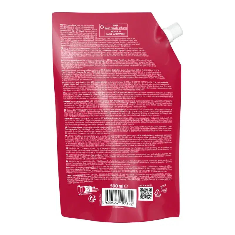 L'Oréal Paris Elvive Ecopack Colorvive 500 ml