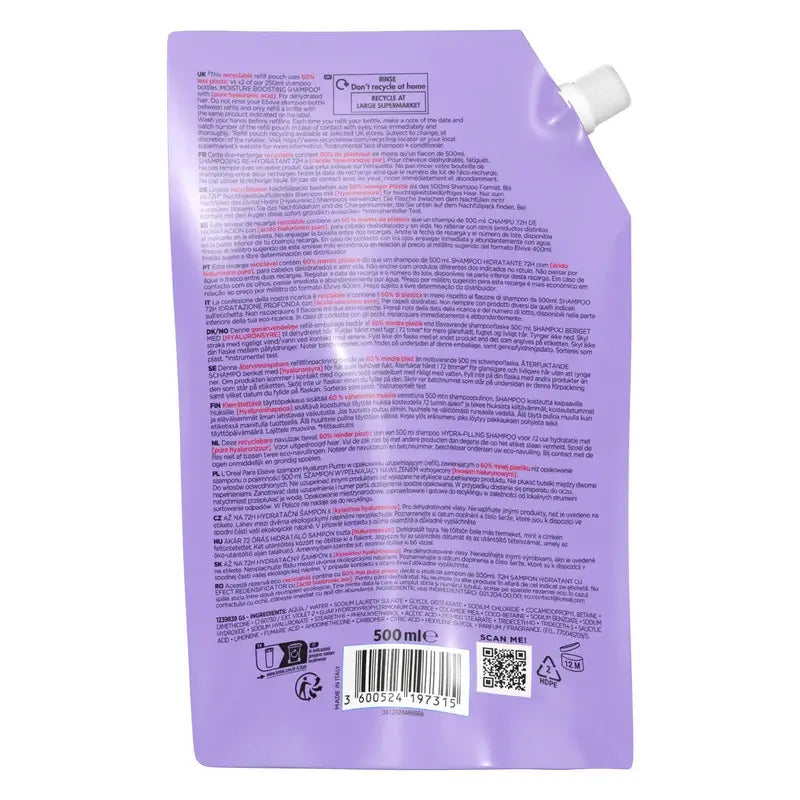 L'Oréal Paris Elvive Ecopack Hyaluron 500 ml