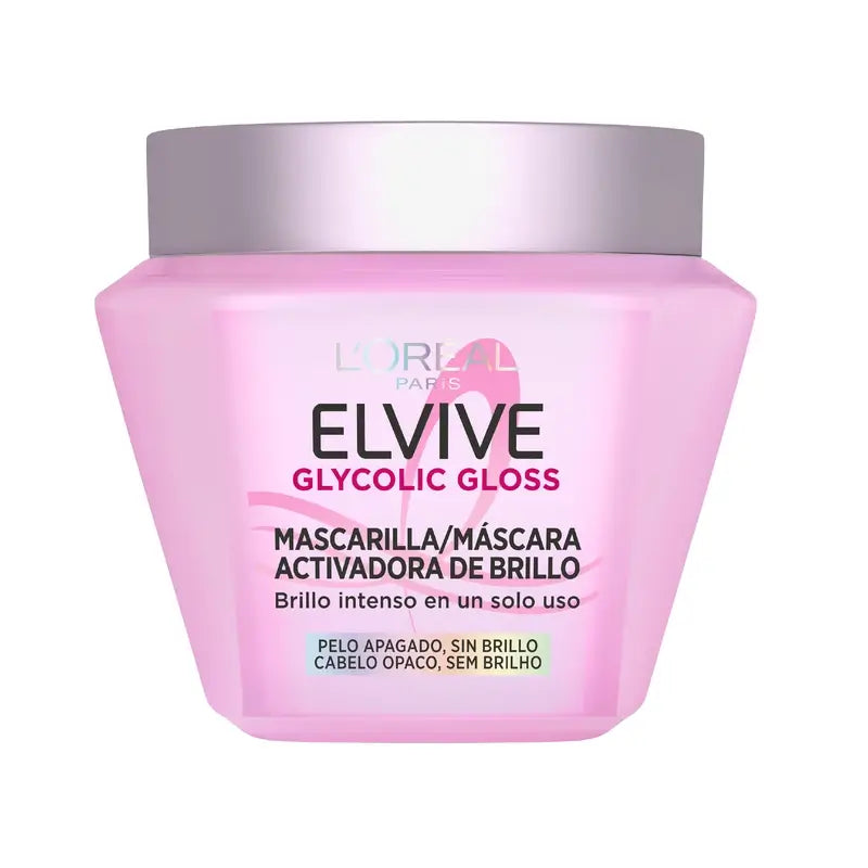 L'Oréal Paris Elvive Glycolic Gloss kiiltoa lisäävä hoitoaine, 310 ml