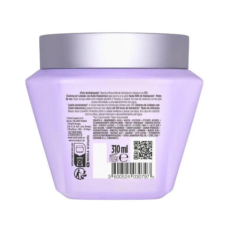L'Oréal Paris Elvive Hyaluron Moisture Lock -naamio, 310 ml