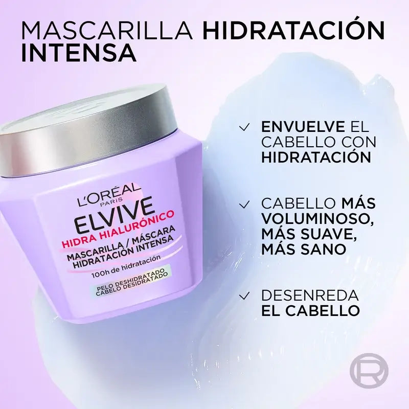L'Oréal Paris Elvive Hyaluron Moisture Lock -naamio, 310 ml