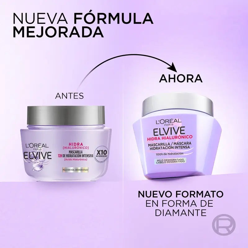 L'Oréal Paris Elvive Hyaluron Moisture Lock -naamio, 310 ml