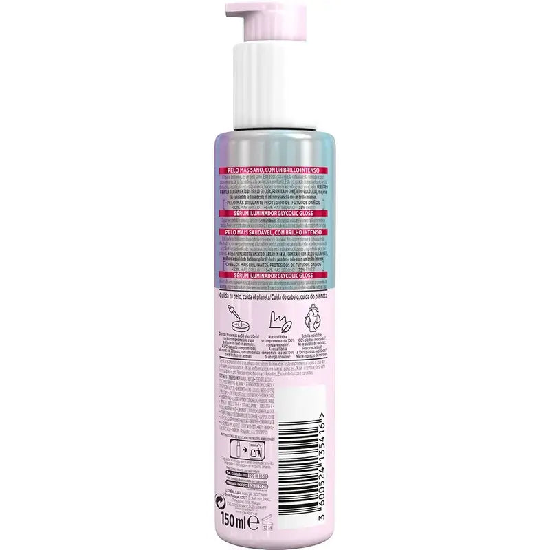 L'Oréal Paris Elvive Glycolic Gloss -seerumi, jossa on glykolihappoa – pehmeät ja kiiltävät hiukset