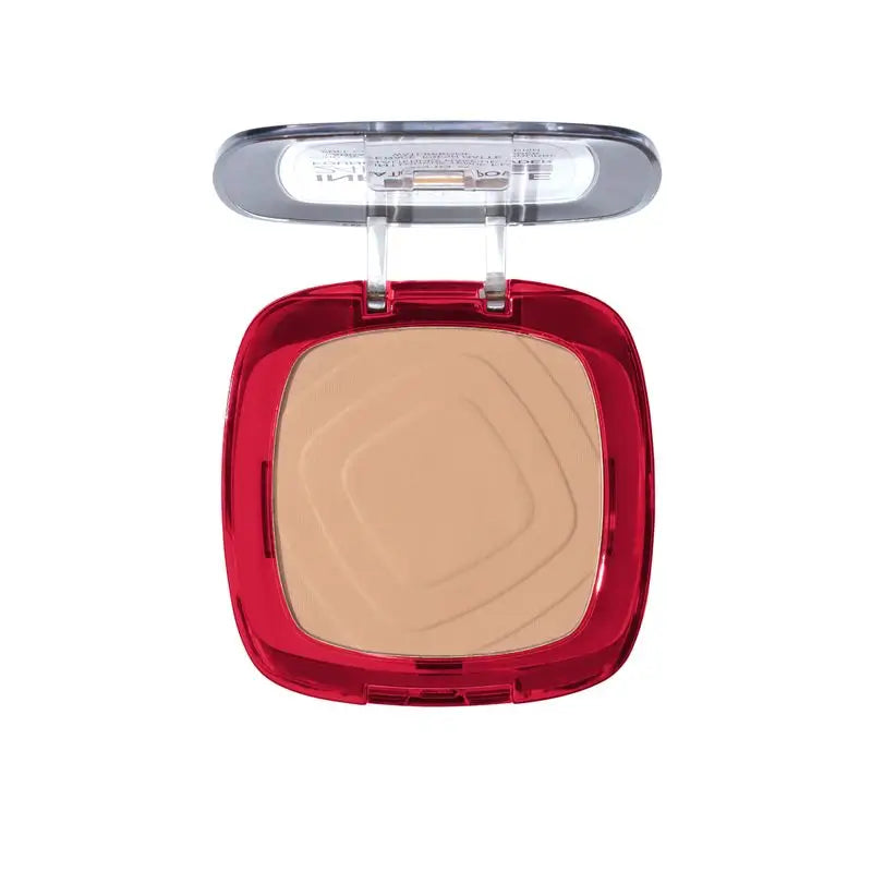 L'Oréal Paris Infalible 24H pitkäkestoinen mattapintainen puuteri, sävy 130 True Beige, keskitummalle iholle