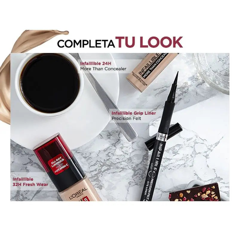 L'Oréal Paris Infalible 24H pitkäkestoinen mattapintainen puuteri, sävy 140 Golden Beige, keskitummalle iholle