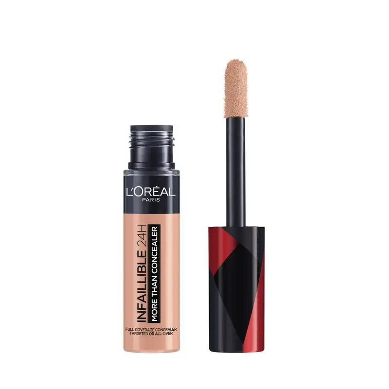 L'Oréal Paris Infalible More Than Concealer -peitevoide, täydellinen peittävyys, sävy 325 Bisque/Bisque, 11 ml