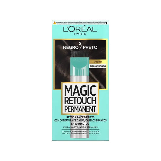 L'Oréal Paris Magic Retouch Permanent Juurien peite 02 Musta 18 ml