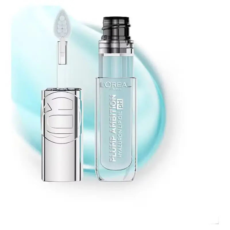 L'Oréal Paris Makeup Plump Ambition Hyaluron Lip Oil Ph 113 Cristal Ice, 4 g