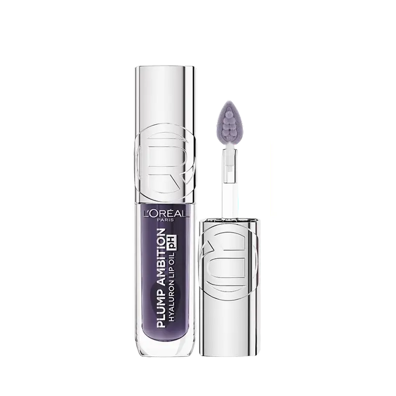 L'Oréal Paris Makeup Plump Ambition Hyaluron Lip Oil Ph 116 Berry Noir, 4 g