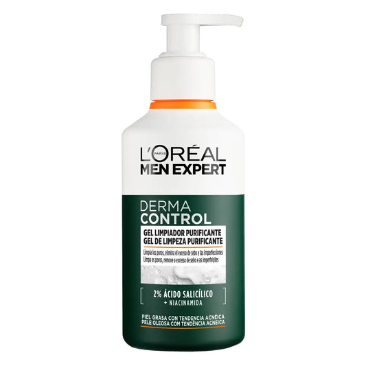 L'Oreal Paris Men Expert Derma Control -puhdistusgeeli, 260 ml